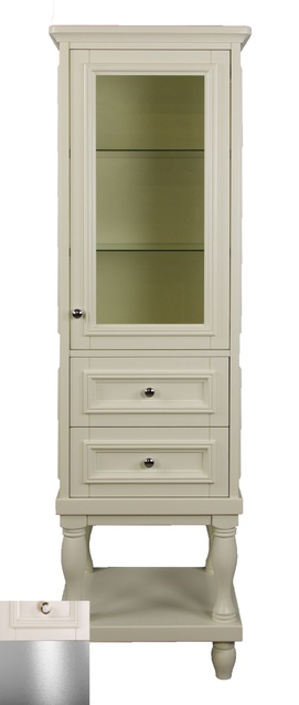 Пенал Tessoro Eden 48 R Белый с серебром
