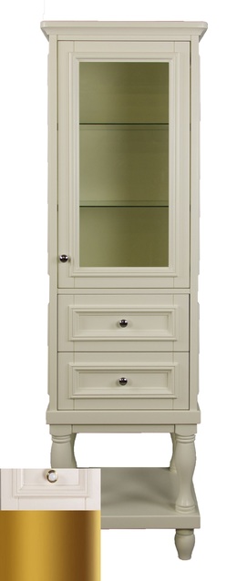 Пенал Tessoro Eden 48 R Белый с золотом