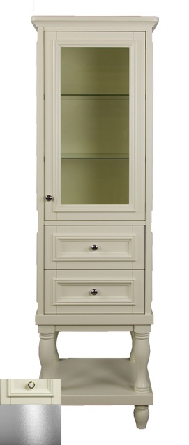 Пенал Tessoro Eden 48 R Ивори с серебром