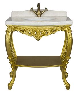 Консоль под раковину Tessoro Isabella 100 поталь золото