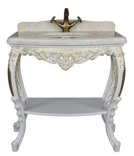 Консоль под раковину Tessoro Isabella 80 белый глянец