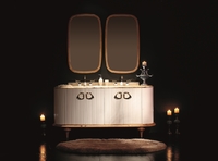 Мебель для ванной Tessoro Rivoli 180 белый/цоколь с ножками черный