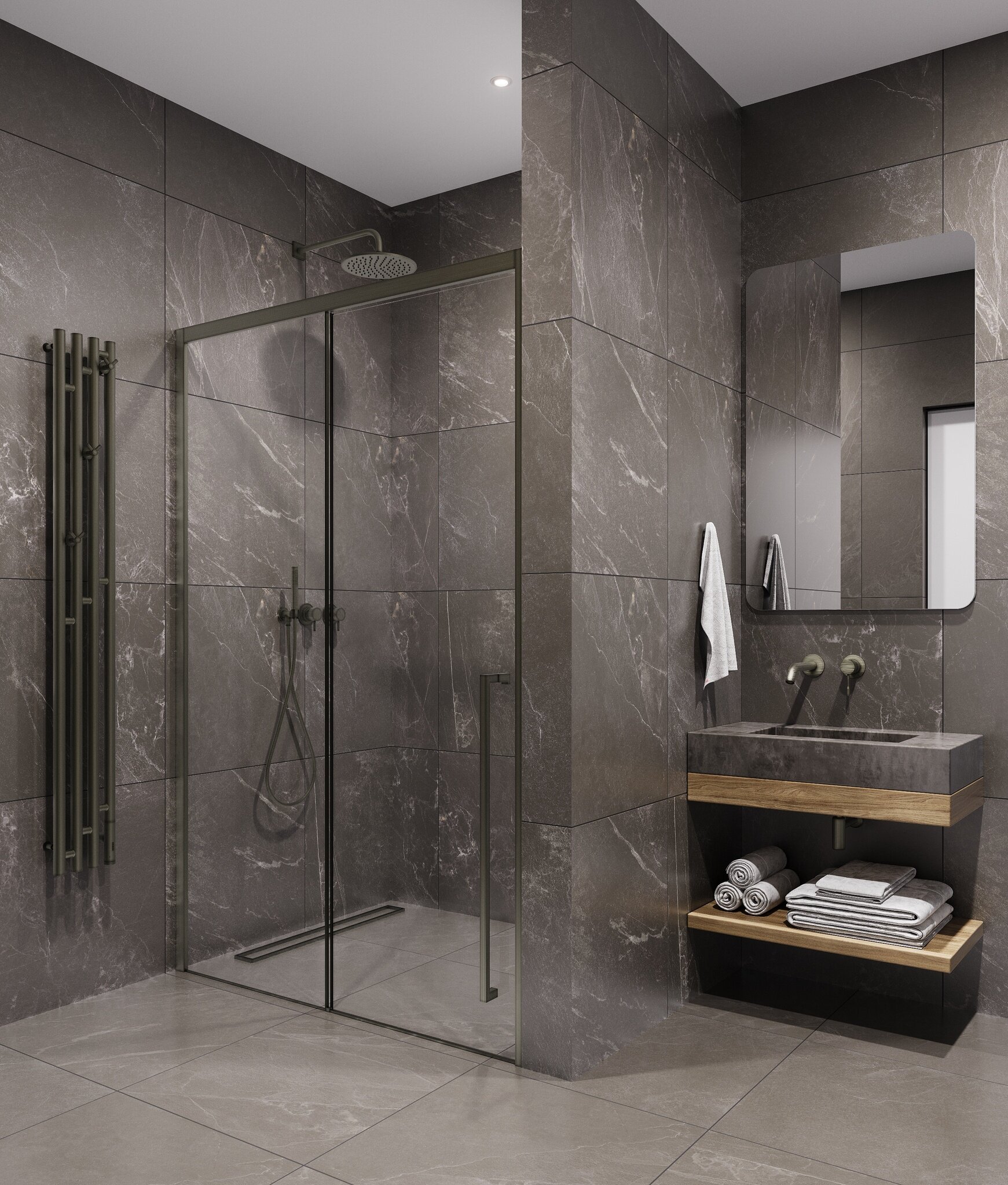 Душевая дверь Timo 130х200 TDSS-13013C-8R стекло прозрачное профиль никель 50736₽