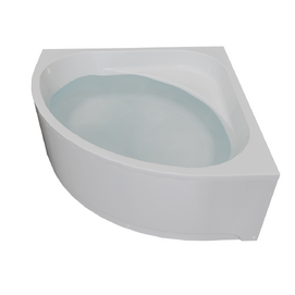 Акриловая ванна Timo 130x130 DORA130-SET белая, с каркасом и панелью