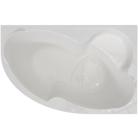 Акриловая ванна Timo 149x96 LINNA149R-SET белая, с каркасом и панелью