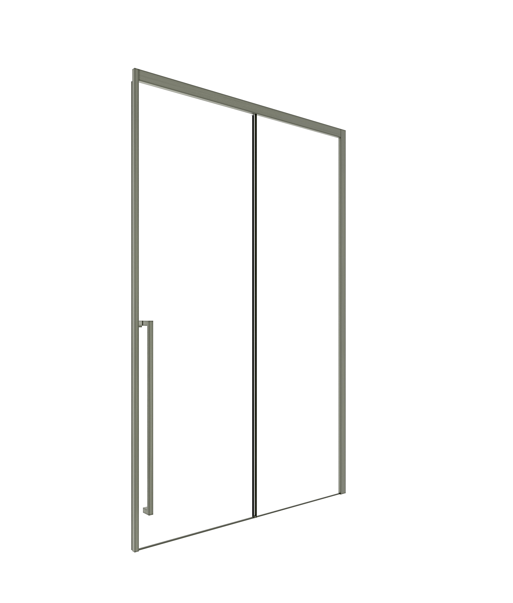 Душевая дверь Timo 150х200 TDSS-15013C-8L стекло прозрачное профиль никель 80500₽