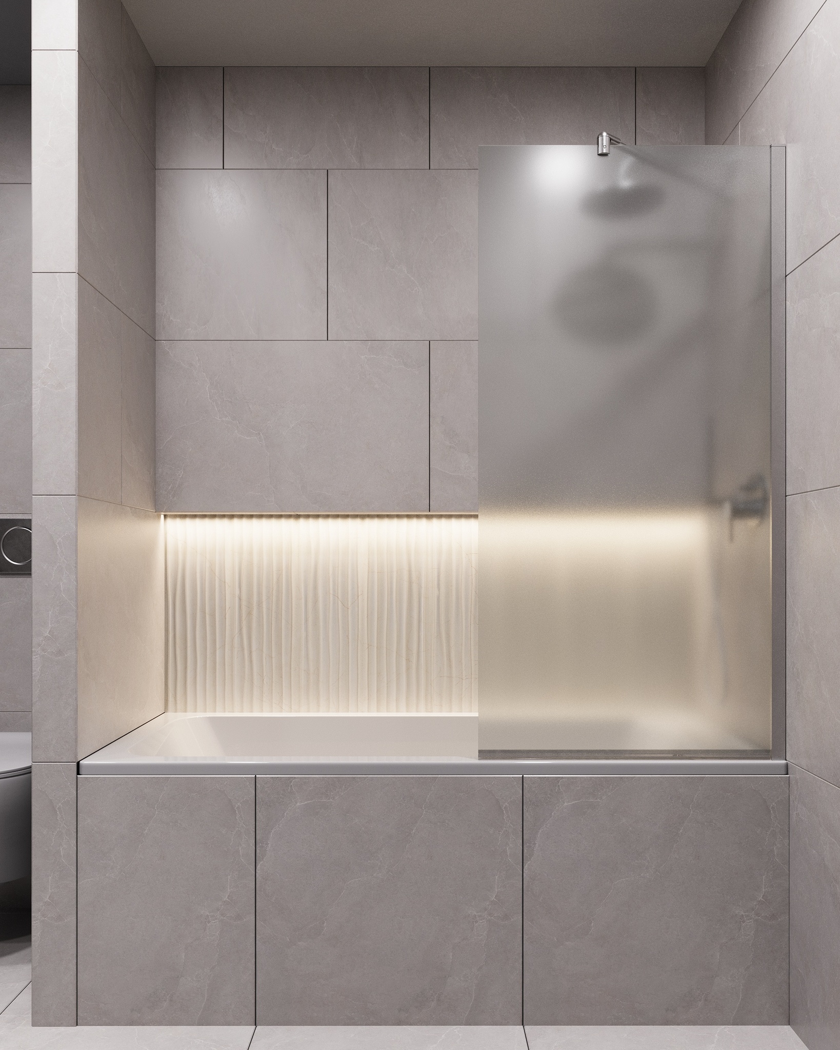 Шторка для ванны Timo 60x140 T16 стекло матовое профиль хром 10920₽