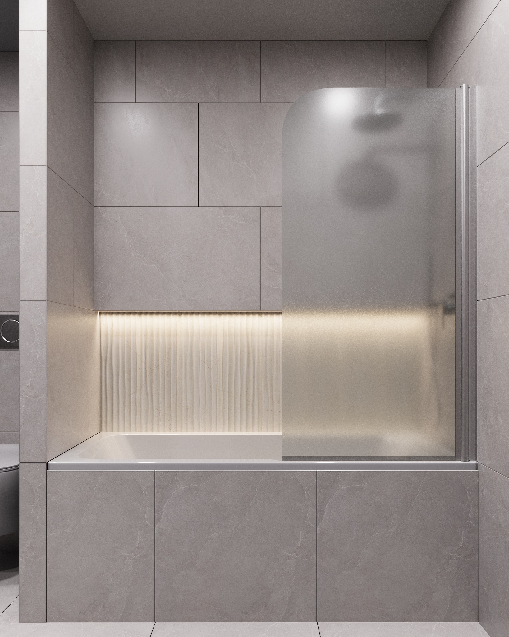 Шторка для ванны Timo 70x140 T30 стекло матовое профиль хром матовый 12180₽