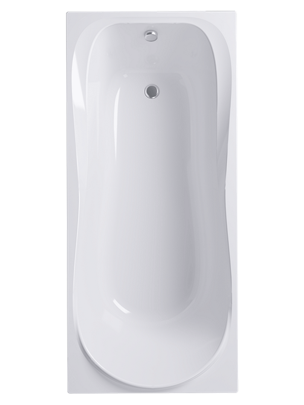 Акриловая ванна Timo Kata KATA1770 170x70 белая, размер 170x70, цвет белый - фото 1