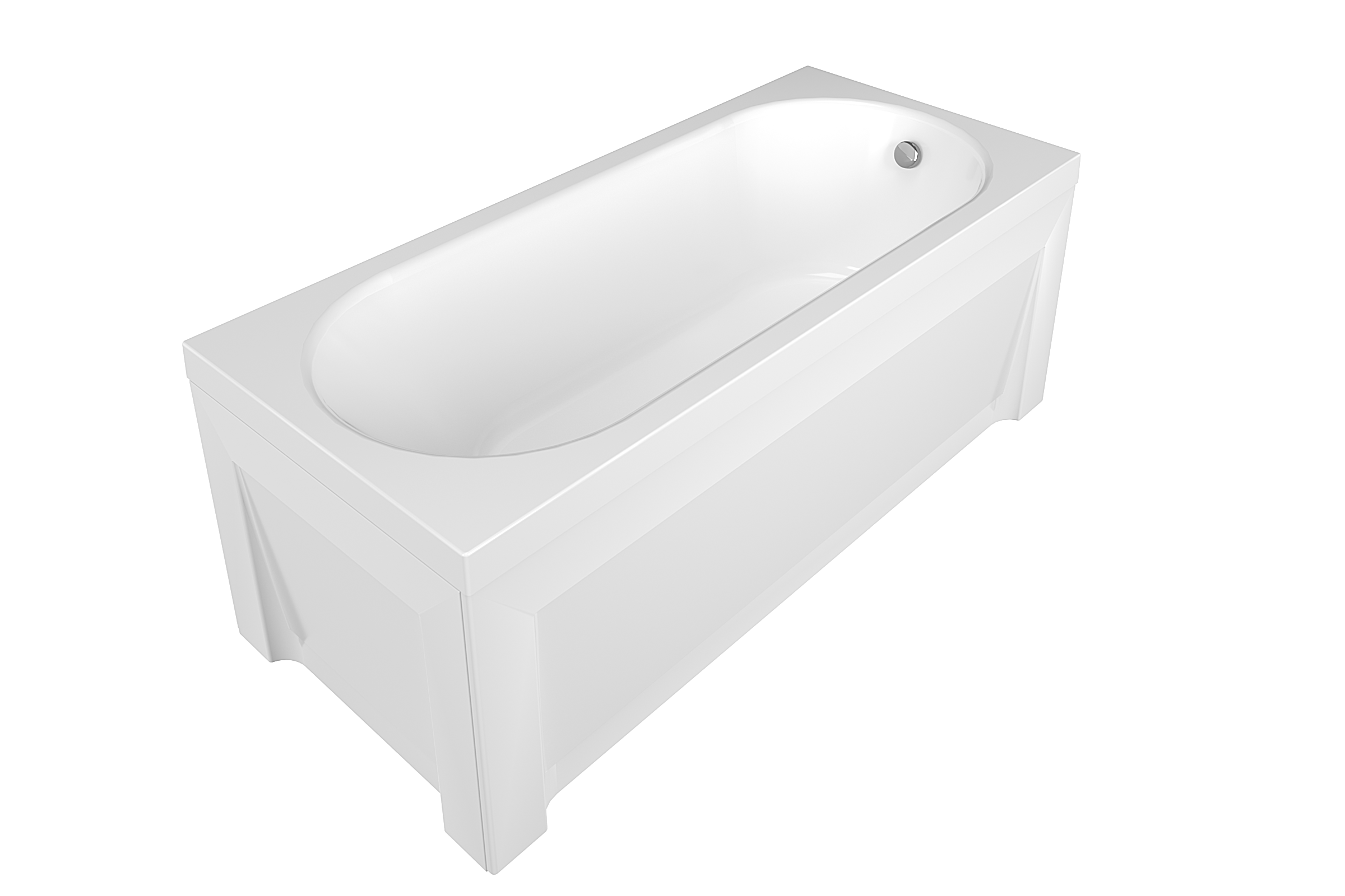 Акриловая ванна Timo Roha 150x70 ROHA1570 белая, размер 150x70, цвет белый - фото 2