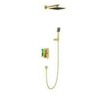 Встраиваемый душевой комплект с верхним душем Timo Selene SX-2069/17SM золото матовое