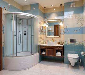 Фото Душевая кабина Timo Standart 120х85 T-6620 Silver Fabric R стекло матовое, профиль хром