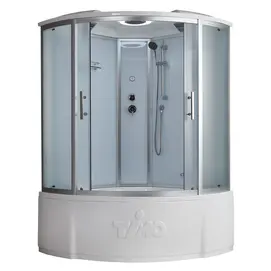 Душевой бокс Timo Standart 125x125 T-6625SF стекло матовое, профиль серебро