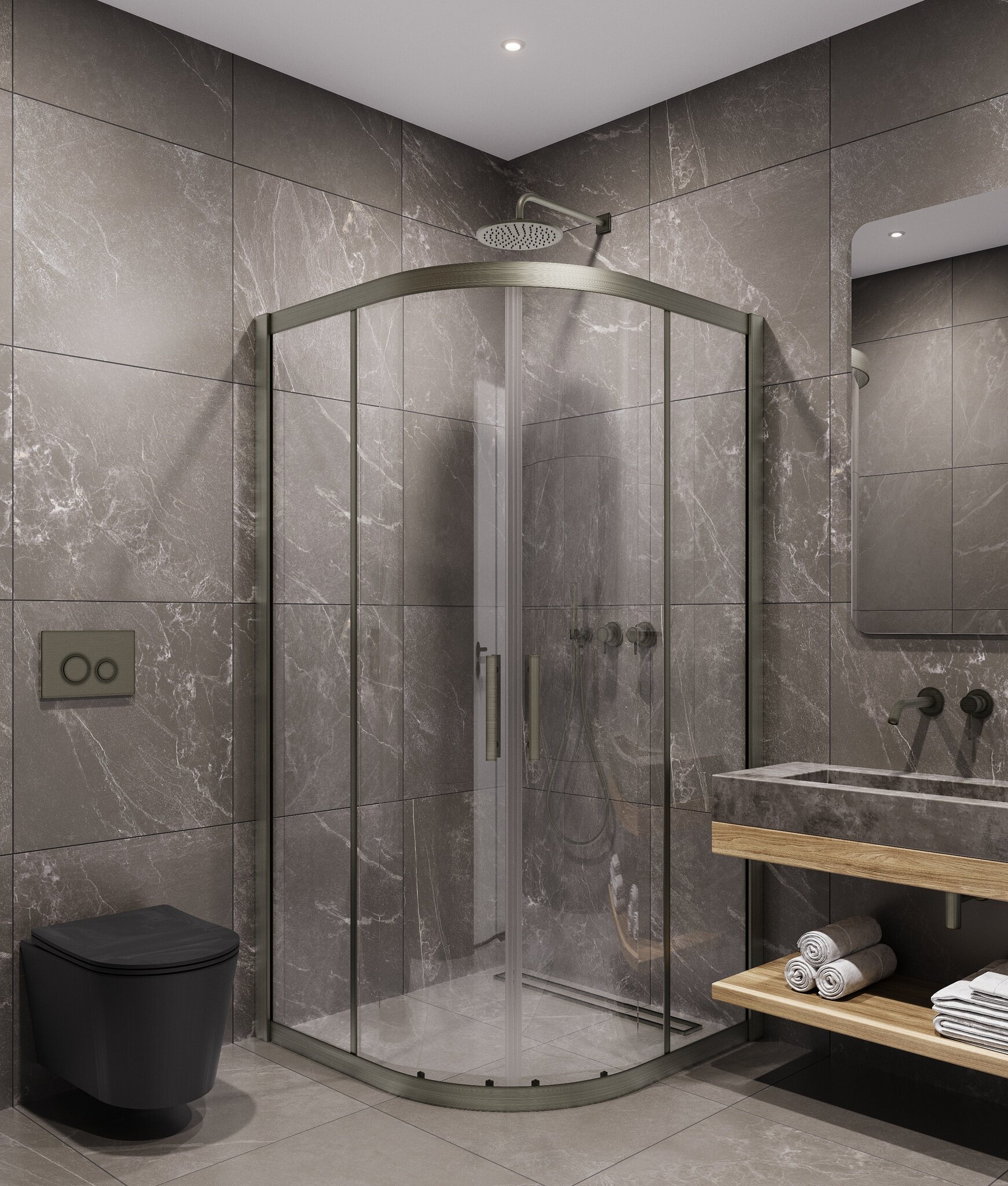 Душевой уголок Timo 100х100 TPSS-10013C-8 стекло прозрачное профиль никель 56144₽