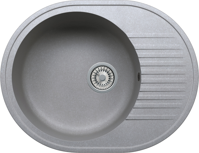 Кухонная мойка Tolero R-122, цвет серый 765896 - фото 2