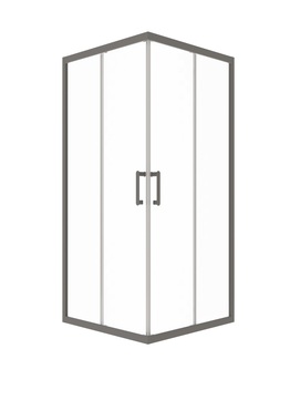 Душевой уголок Triton Фикс 100x100 Щ0000077237 стекло прозрачное профиль, вороненая сталь