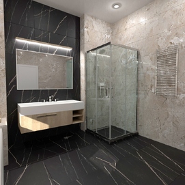 Душевой уголок Triton Pro Фикс 90x90 Щ0000067439 стекло прозрачное, профиль хром