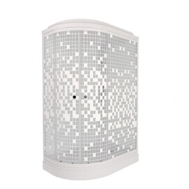 Душевая кабина Triton Коралл 120х80 А Щ0000061818 правая, стекло мозаика, профиль белый