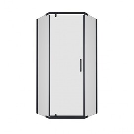 Душевой уголок Triton Дека-Блэк 90х90 Щ0000059783 стекло прозрачное, профиль черный, без поддона