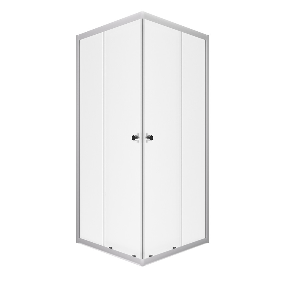 Душевой уголок Тритон Вельвет-К 80х80 стекло Вельвет профиль белый без поддона 9790₽