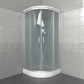 Душевая кабина Triton Прайм-Сатин-Вельвет 90x90 A Щ0000076118 стекло матовое, профиль сатин