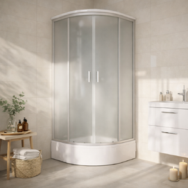 Душевая кабина Triton Прайм-Сатин-Вельвет М3 90x90 Щ0000079026 стекло вельвет, профиль сатин