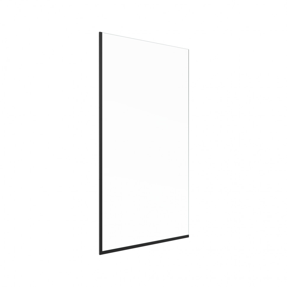 Шторка для ванны Тритон Статик-Блэк 50х140 Щ0000067407 стекло прозрачное профиль черный 4910₽