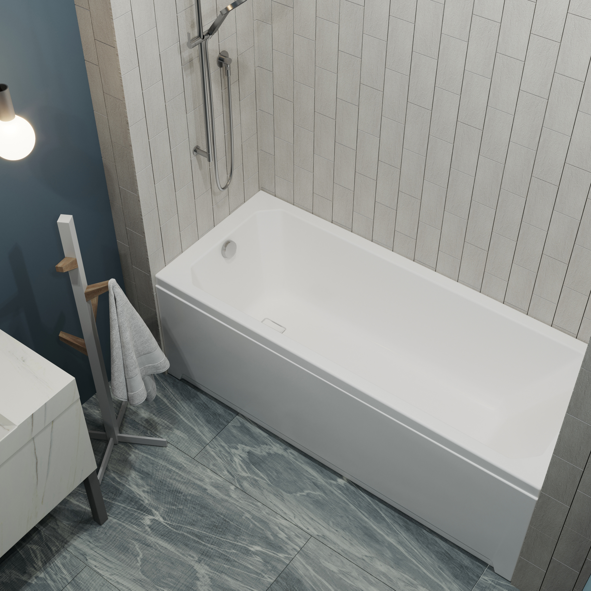 Акриловая ванна Тритон Прага 150x70, размер 150x70, цвет белый Щ0000049117 - фото 3