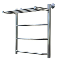 Полотенцесушитель водяной с полкой Тругор Браво 60x50 Браво1/НК6050безугл П хром