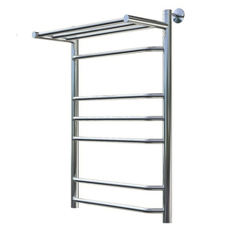 Полотенцесушитель водяной с полкой Тругор Браво 80x50 Браво3/НК8050безугл П хром