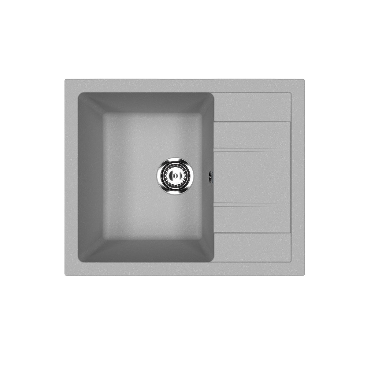 Кухонная мойка Ulgran 61 см U-607-342 графит 7370₽