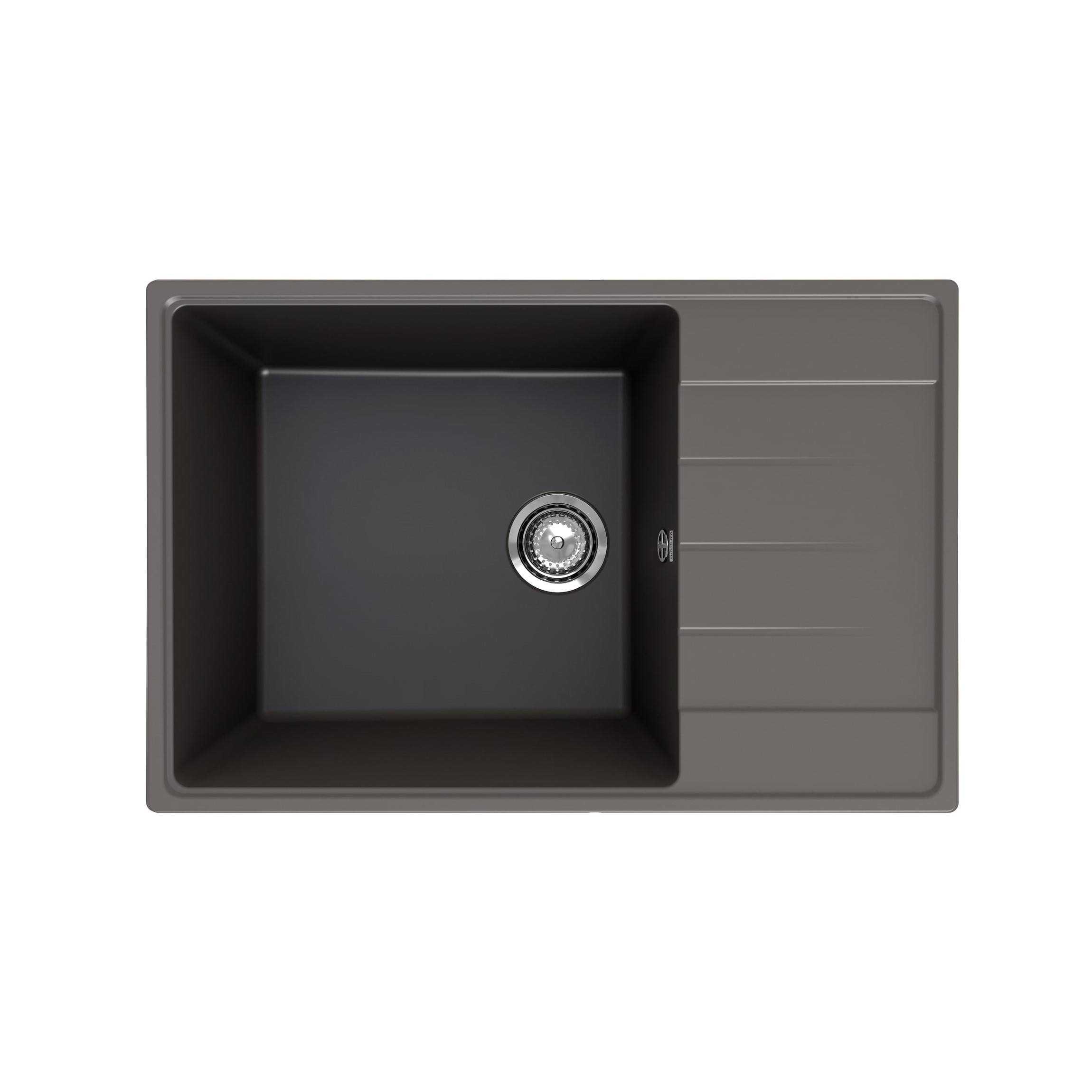 Кухонная мойка Ulgran 76 см Prima 760-09 асфальт 13015₽