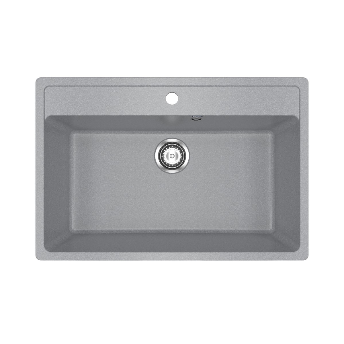 Кухонная мойка Ulgran 76 см U-600-309 темно-серая 9118₽