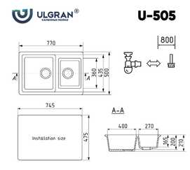    Ulgran Classic 77  U-505-341 