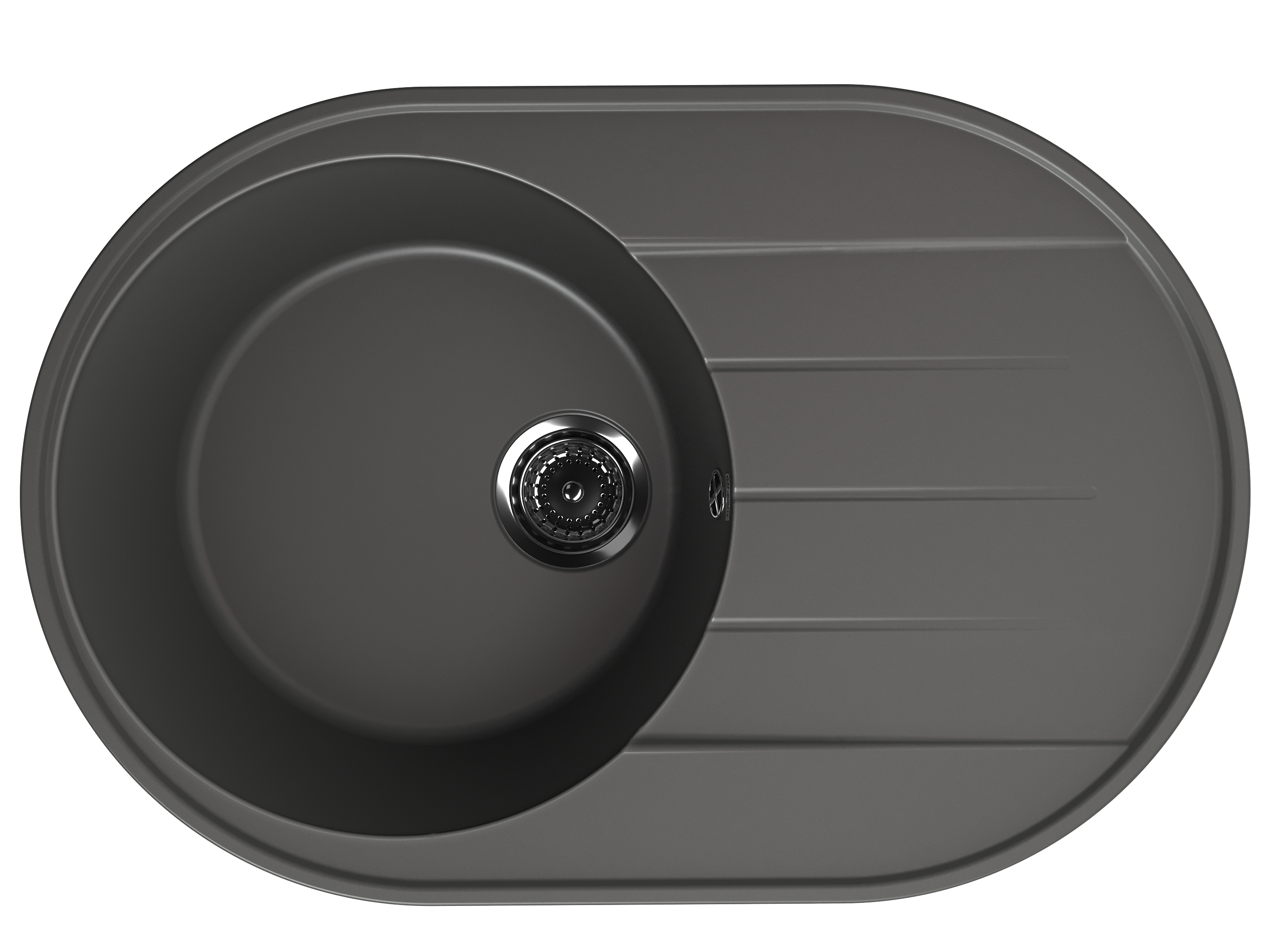 Кухонная мойка Ulgran Quartz 75 см Nora 750-09 черная 9224₽