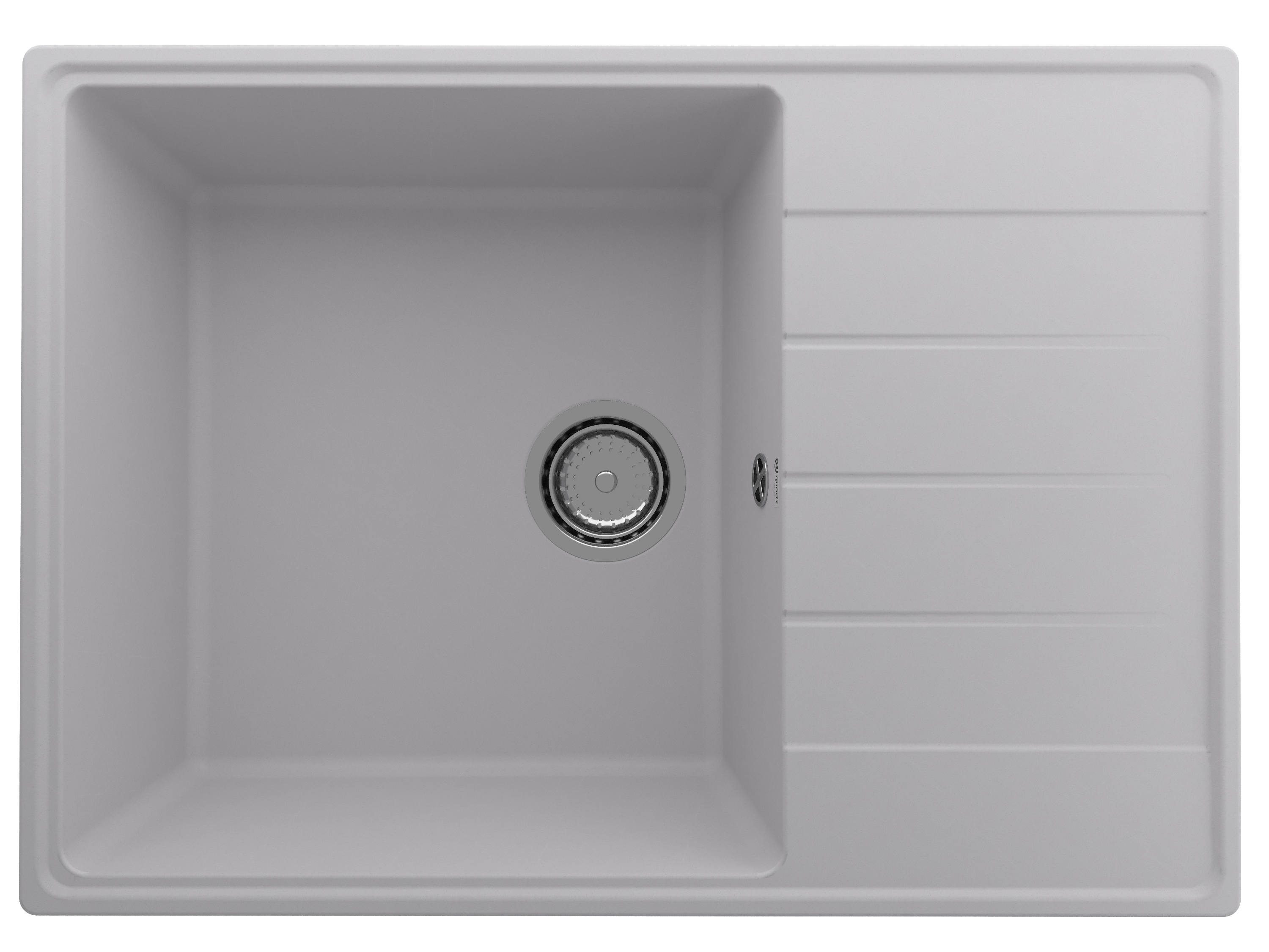 Кухонная мойка Ulgran Quartz 70 см Prima 700-04 платина 12329₽