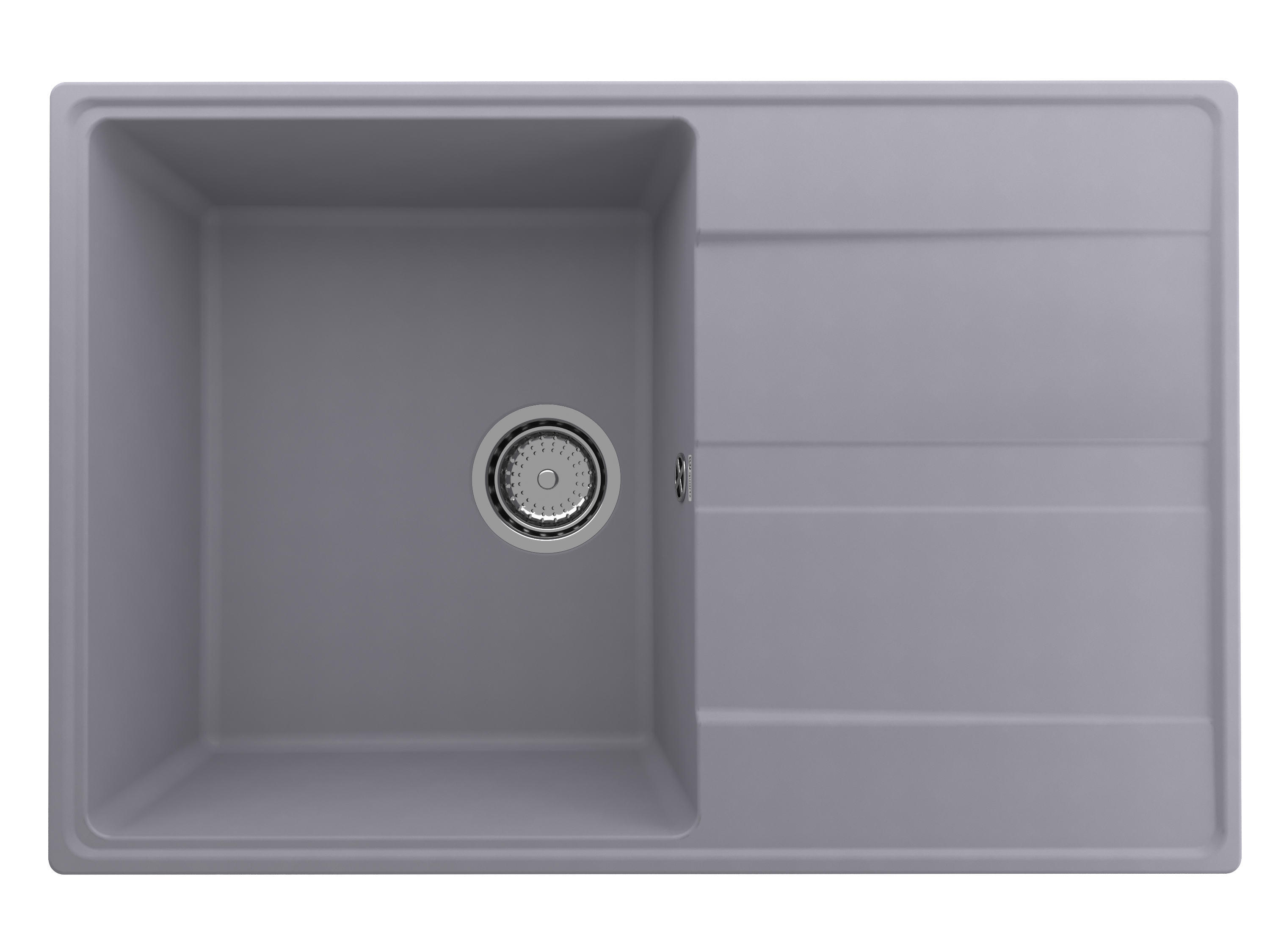 Кухонная мойка Ulgran Quartz 75 см Prima 750-05 бетон 12592₽