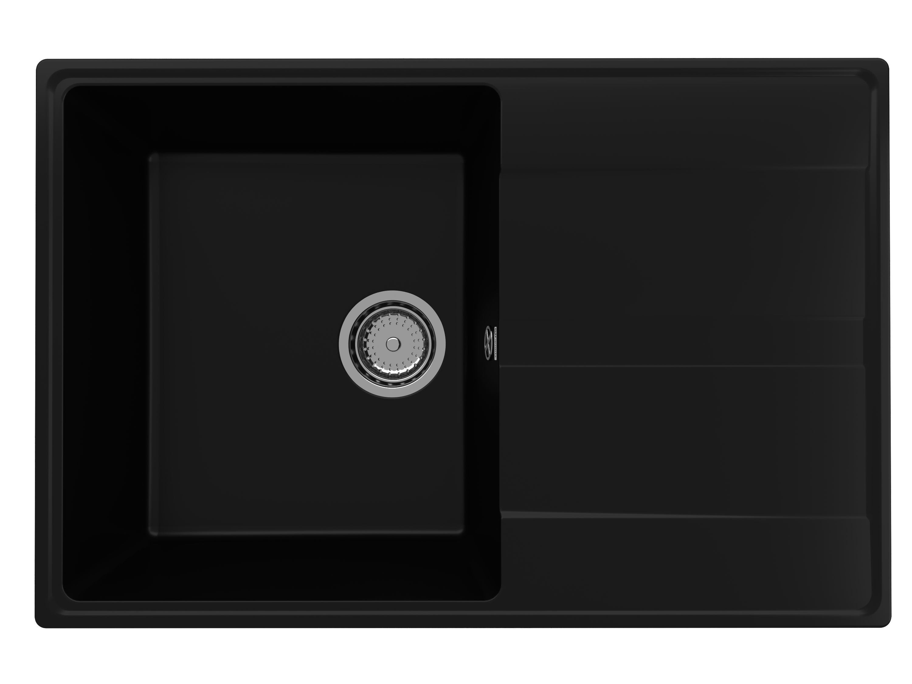 Кухонная мойка Ulgran Quartz 75 см Prima 750-07 уголь 12592₽
