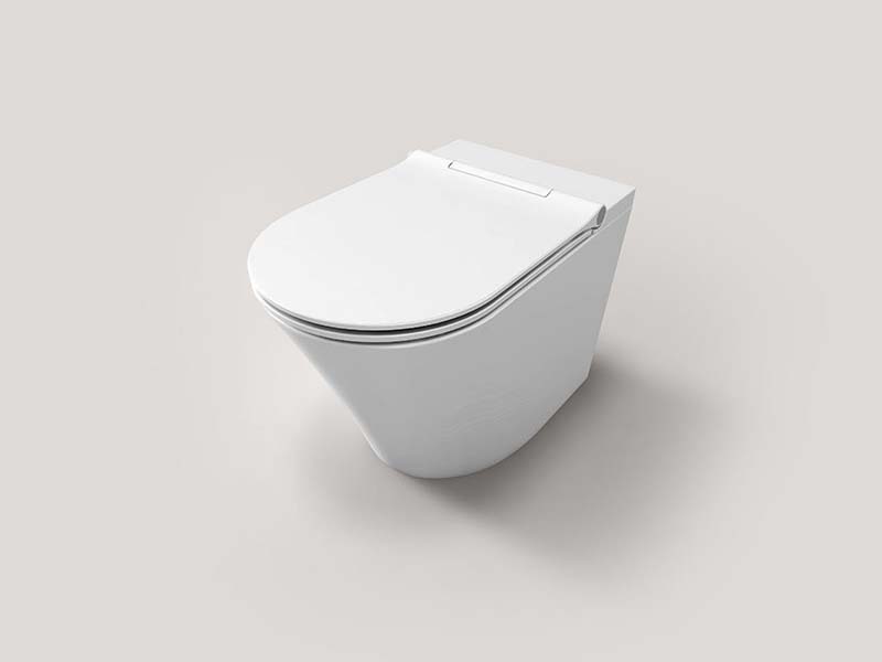 Подвесной электронный унитаз Uni-Flow Mi Smart CB1088ZR с крышкой-биде с микролифтом, белый