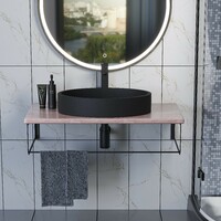 Мебель для ванной комнаты Uperwood Tanos 90 см бежевая