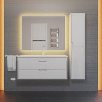 Мебель для ванной комнаты Uperwood Modul 97 см подвесная, белая матовая