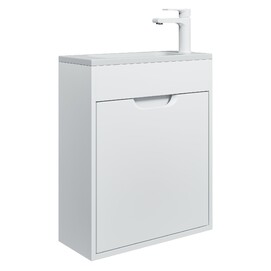 Тумба под раковину Uperwood Modul 50 см 2930205358 подвесная, матовая белая