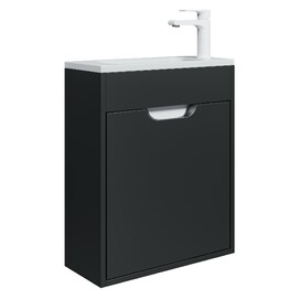 Тумба под раковину Uperwood Modul 50 см 2930205360 подвесная, матовая черная