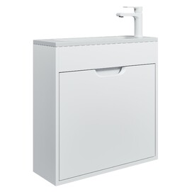 Тумба под раковину Uperwood Modul 60 см 2930205362 подвесная, матовая белая