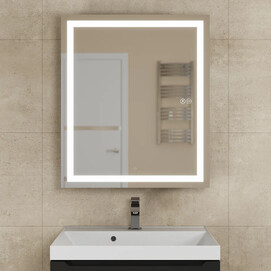 Зеркальный шкаф с подсветкой Uperwood Tanos 60 см ZTanos60b черный