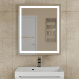 Зеркальный шкаф с подсветкой Uperwood Tanos 60 см ZTanos60w белый