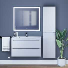 Мебель для ванной комнаты Uperwood Tanos 90 см подвесная, белая