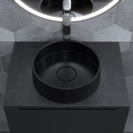 Раковина накладная Uperwood Tanos Quartz 35 см RTanosQuartz35U космос