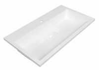 Umyvadlo lité mramorové Uperwood UPD Barsa 80 cm 293020530 bílá