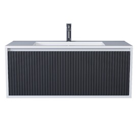 Тумба под раковину Uperwood UPD Next Premium 94 см 3930205158 подвесная, белая, графит